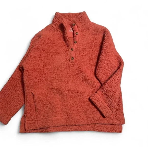coral Fleece Pullover #aerie - Picture 1 of 1